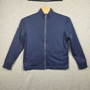 Callaway Jacket Mens Medium Blue Weather Series Full Zip Golf‎ Track Athletic